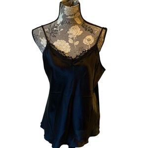 Black Lace Trim Cami size medium